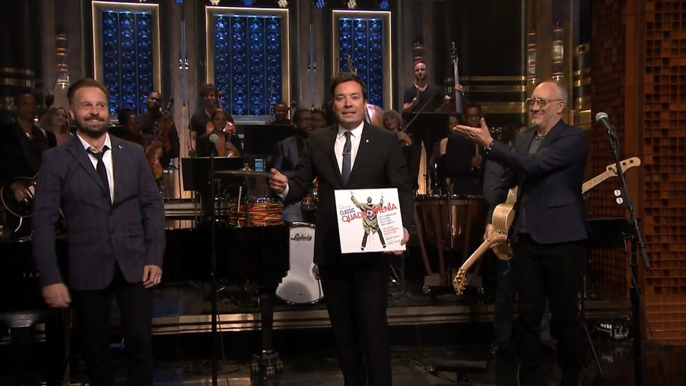 Pete Townshend and Alfie Boe perform on the Tonight Show