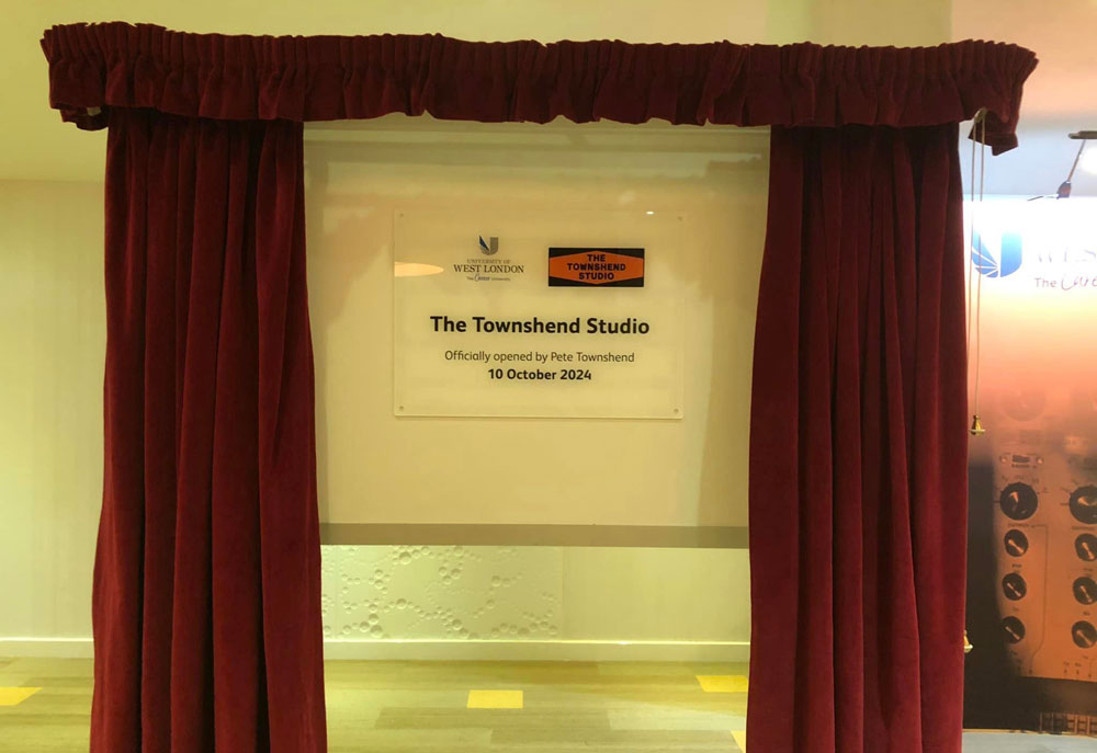 Townshend Studio plaque