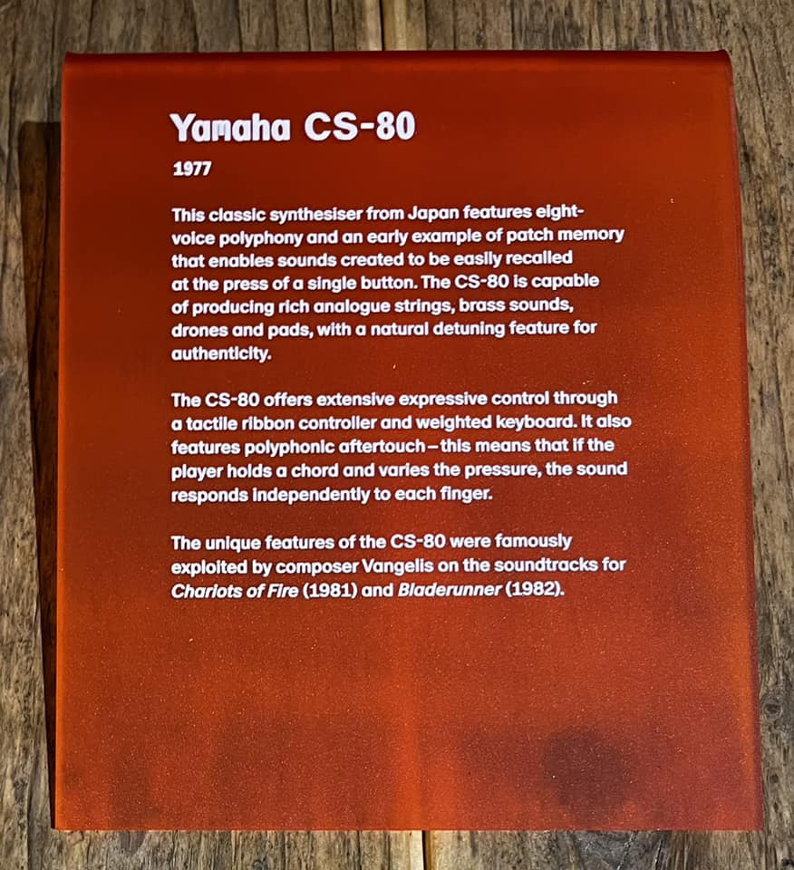 Yahama CS-80 synth
